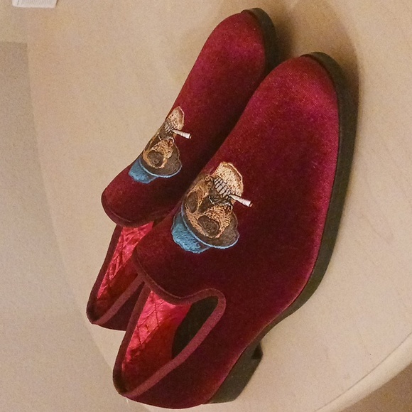 Foevtrue Smoking Velet Loafers main image 11